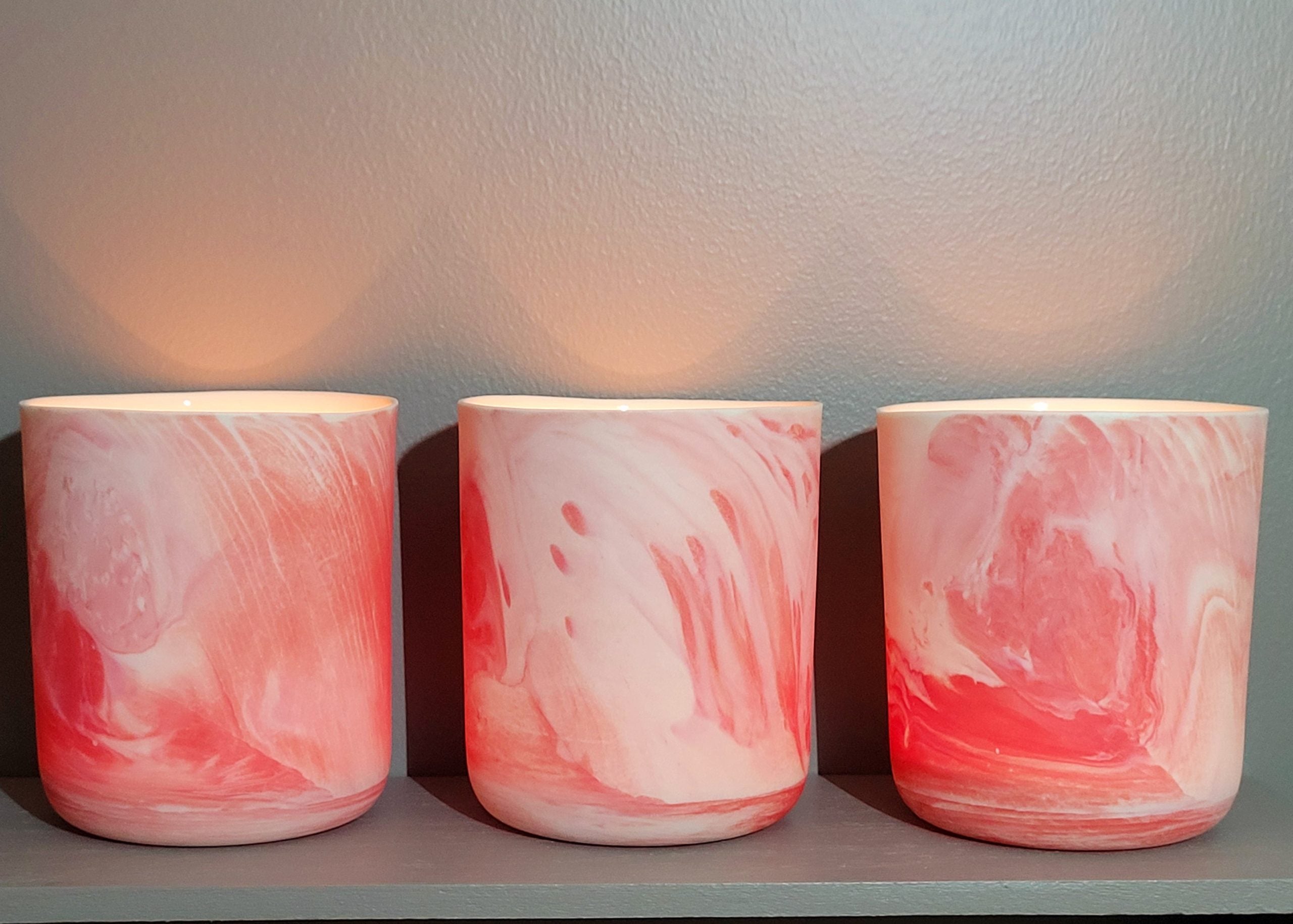 Doftljus i porslinslykta