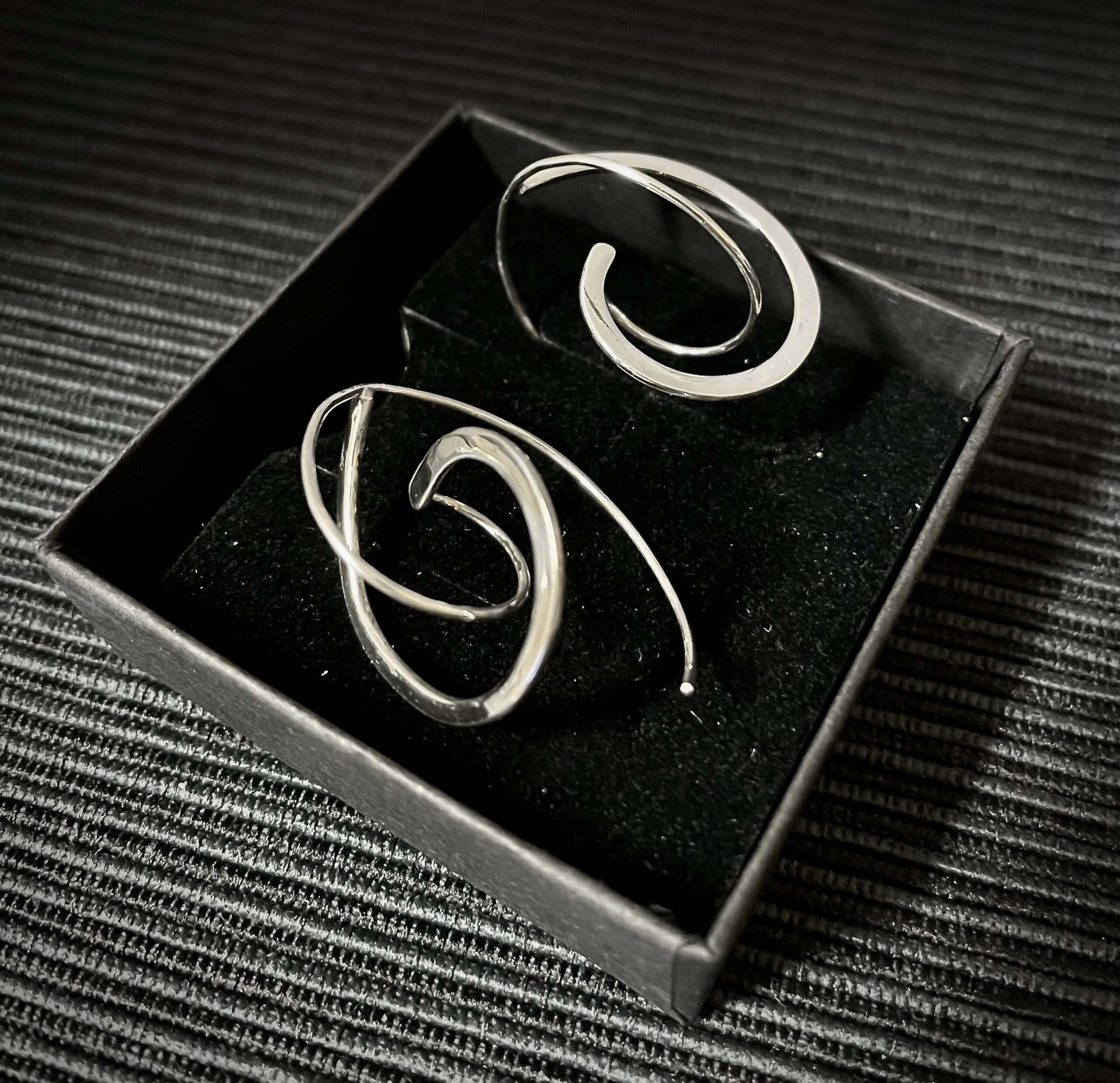 Örhängen "Sfär", silver 925