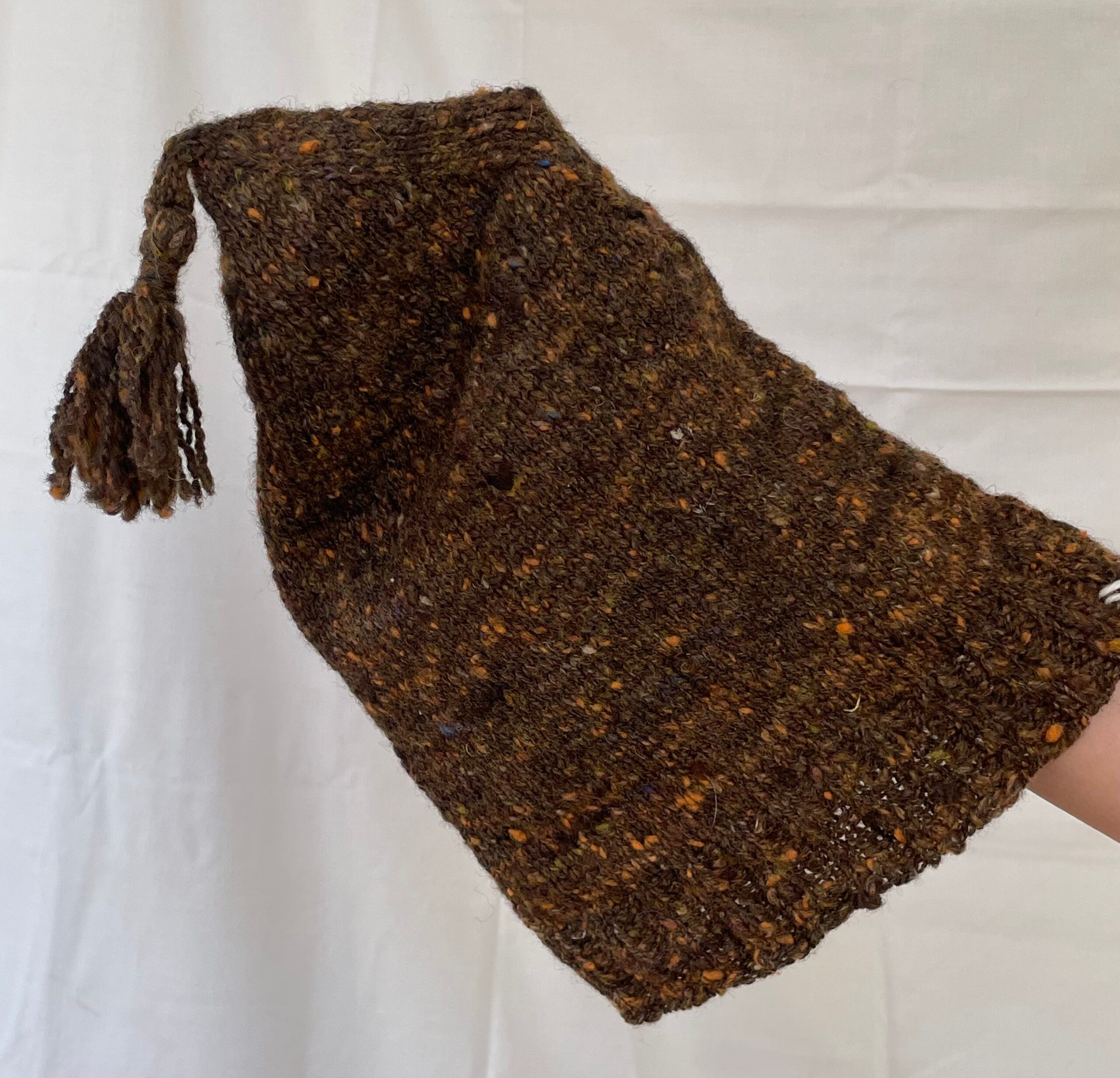 Brown Tweedy stocking cap