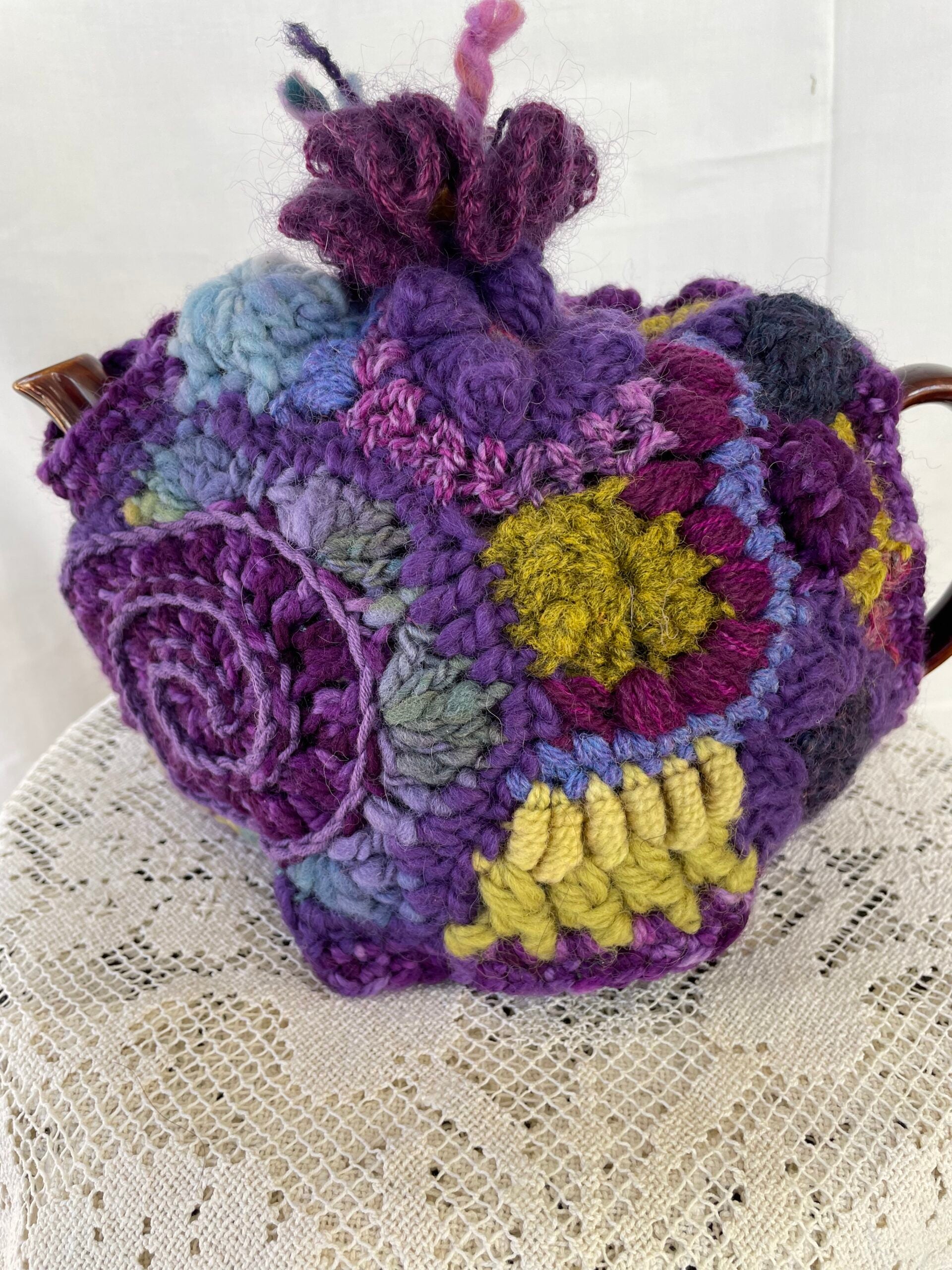 Grape Candy tea cozy