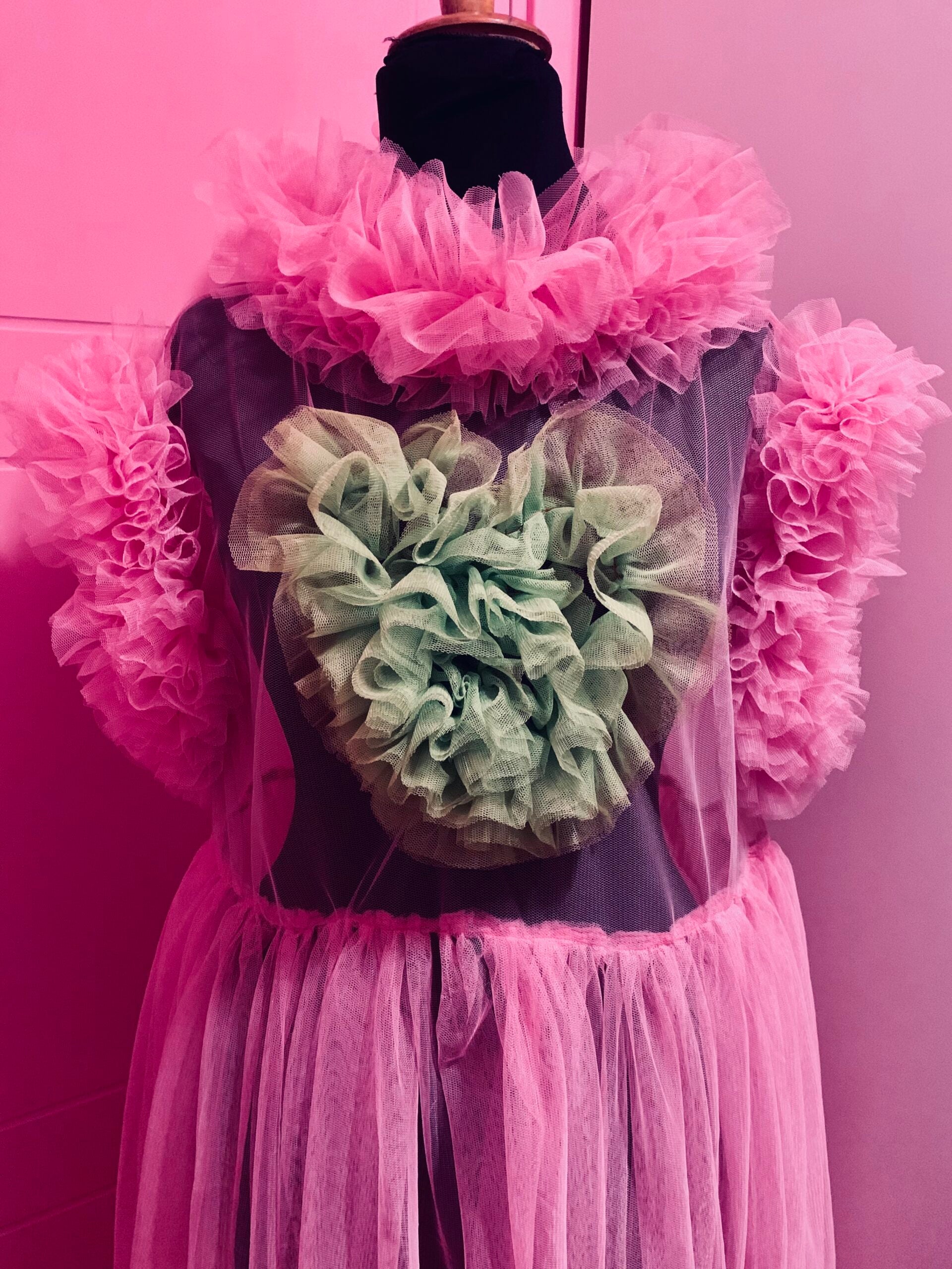 Herta Heart tulle dress