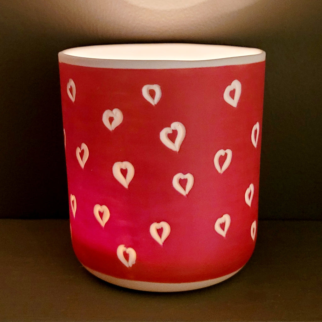 Doftljus i porslinslykta