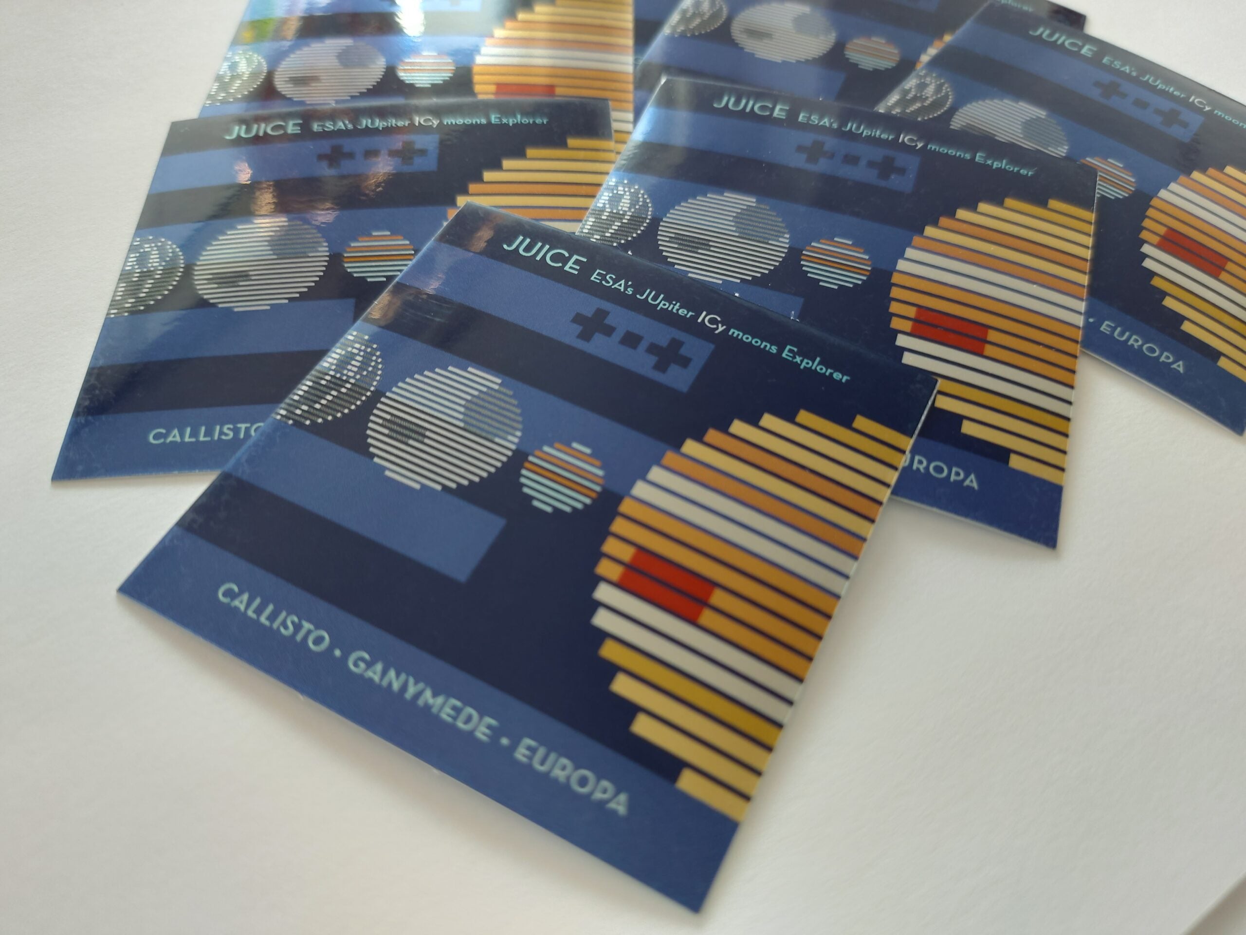 Klistermärke, JUICE - ESA's JUpiter ICy moons Explorer, KVADRAT