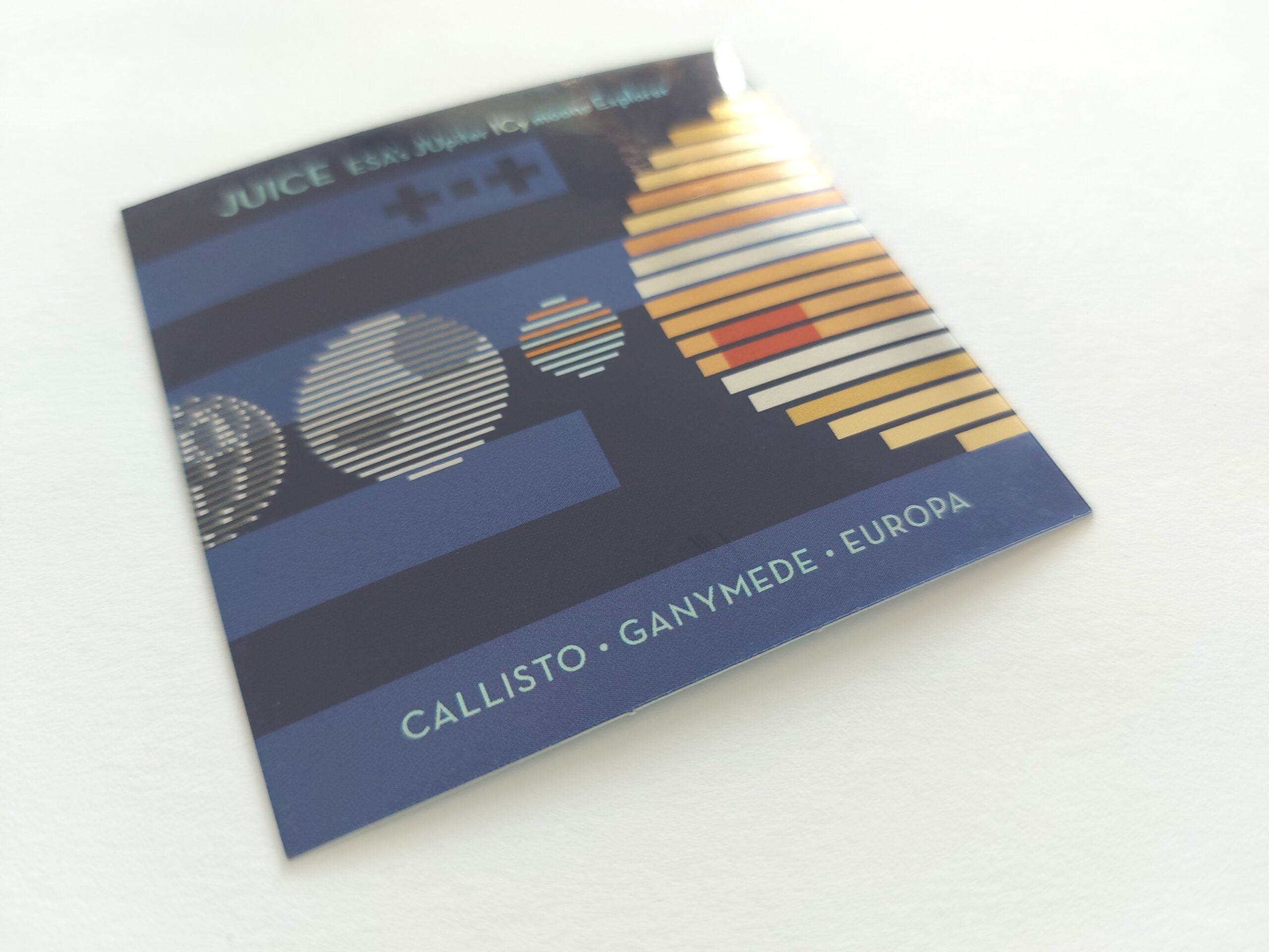 Klistermärke, JUICE - ESA's JUpiter ICy moons Explorer, KVADRAT