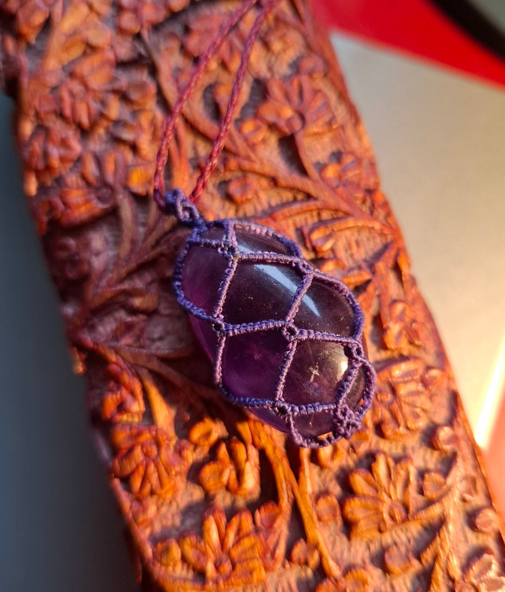 Halsband med ametist