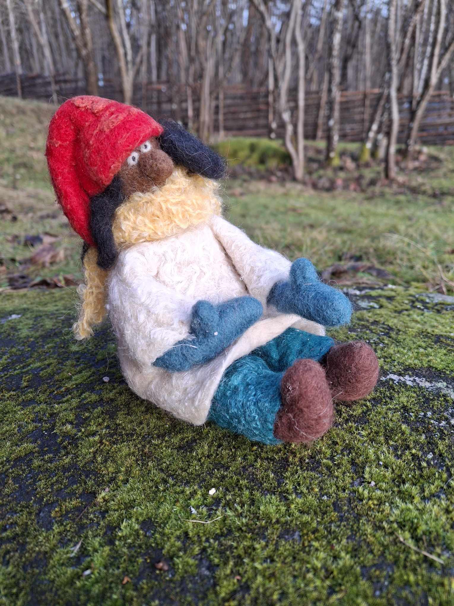 Hustomte med armatur