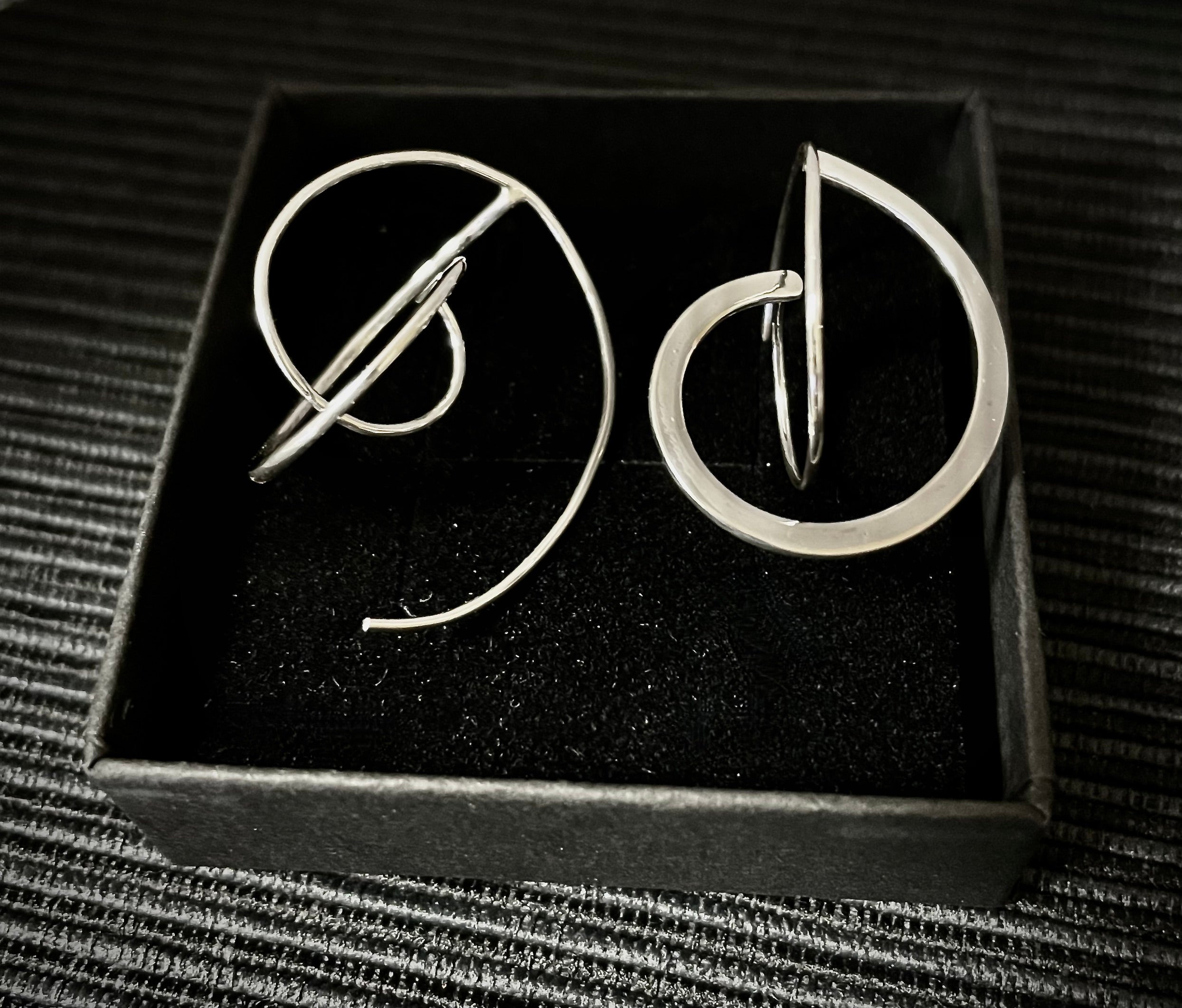 Örhängen "Sfär", silver 925