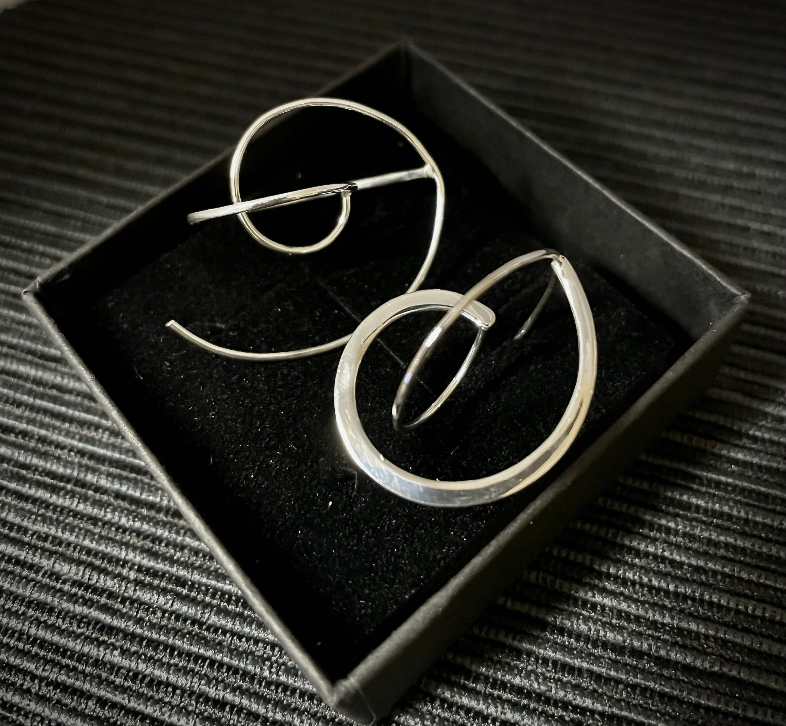 Örhängen "Sfär", silver 925