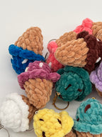 Nyckelringar Glass med strut