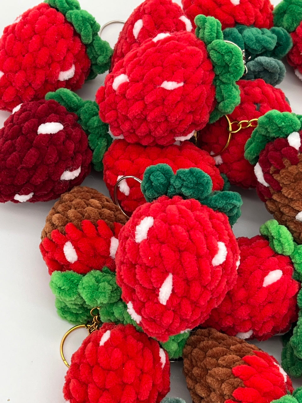 Nyckelringar Jordgubbar