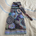 Winifred, crocheted stocking cap