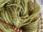 Handspun yarn made from mixed fibers