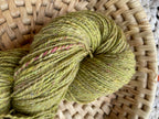 Handspun yarn made from mixed fibers