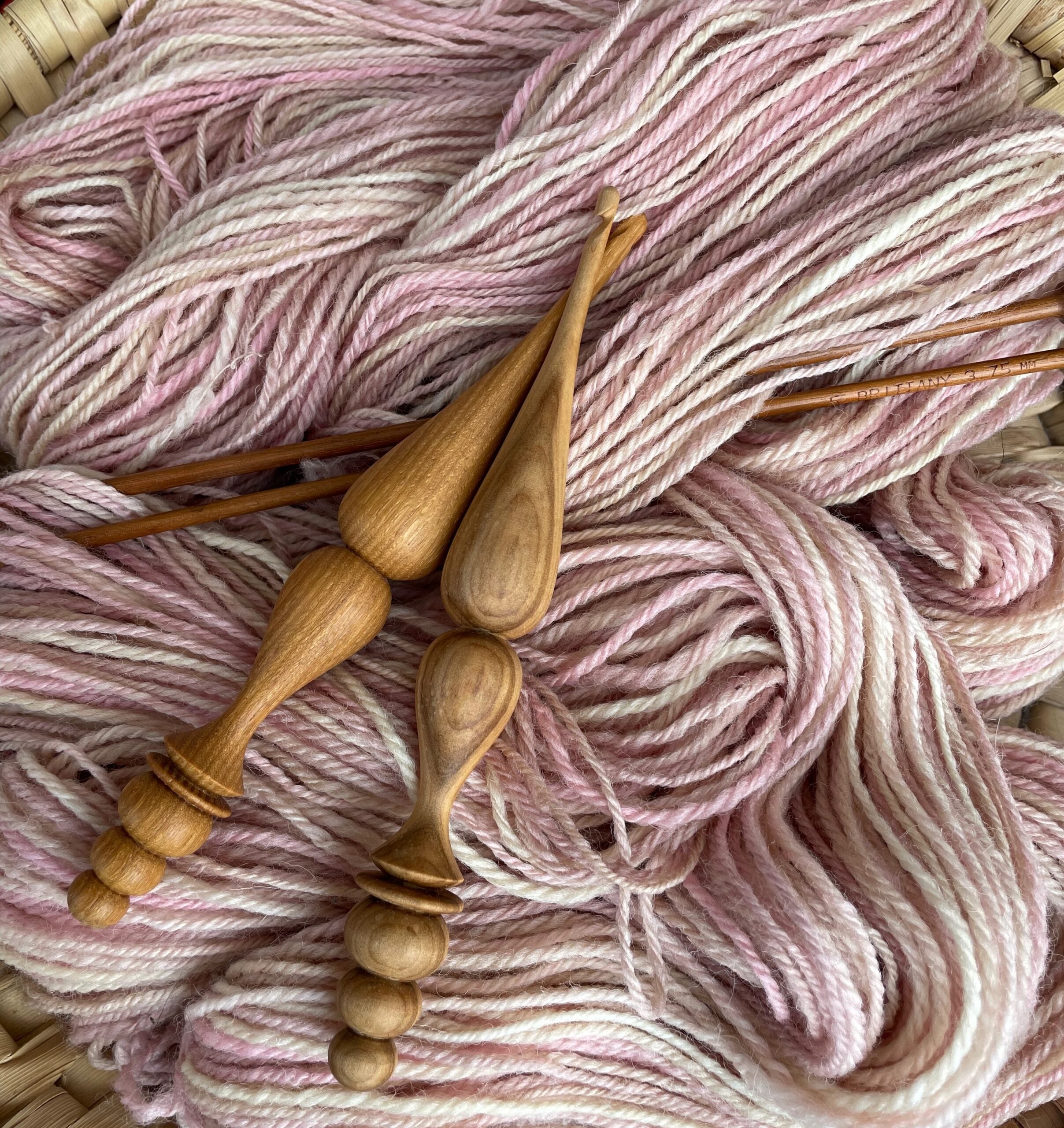 Ice Cream, handspun yarn