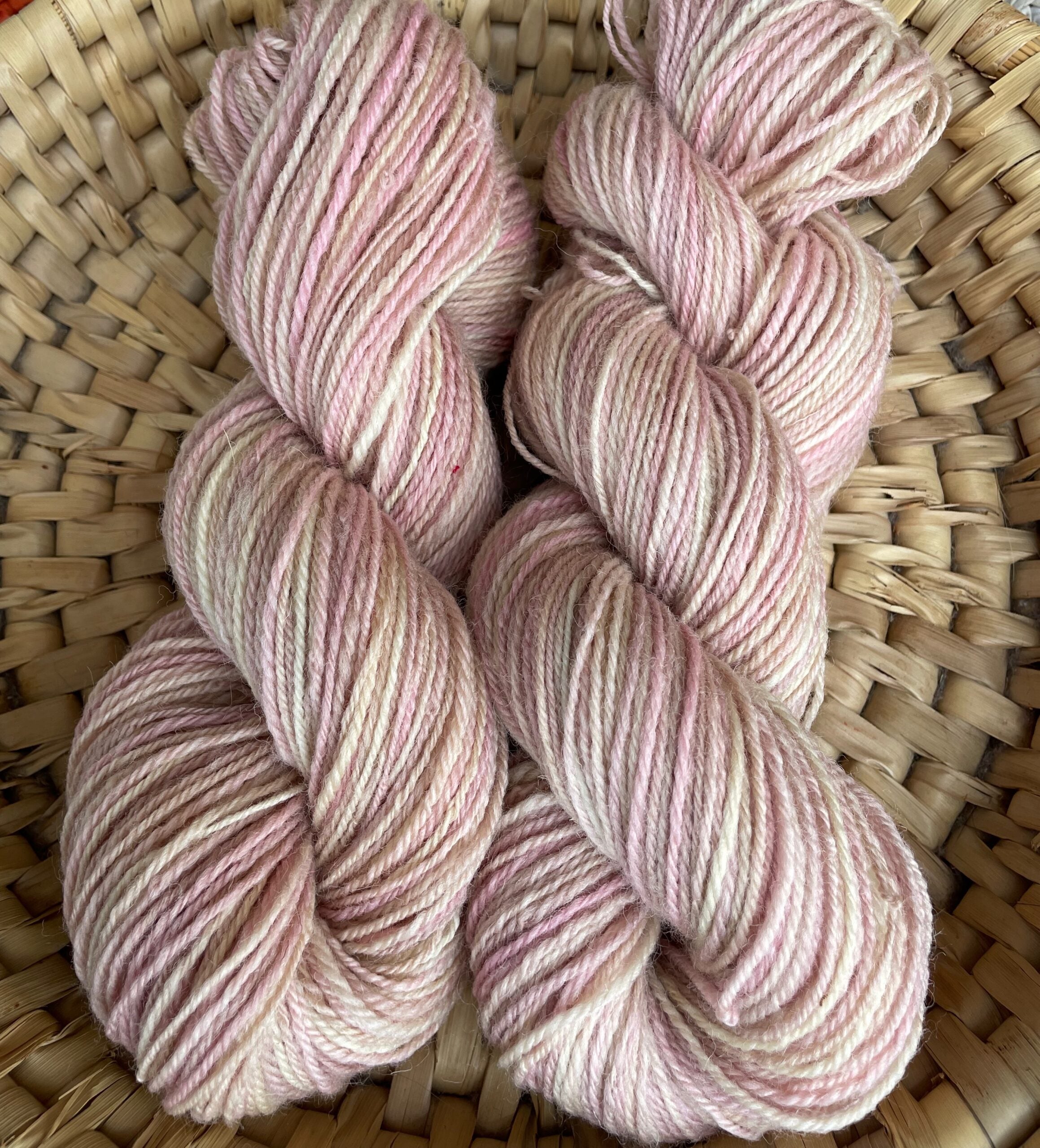 Ice Cream, handspun yarn
