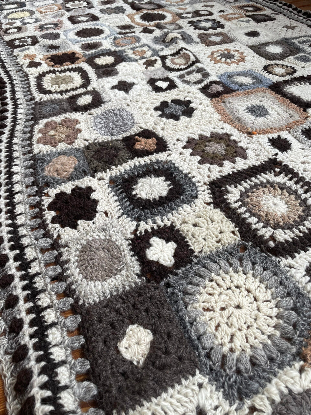 Mosaic Squares blanket