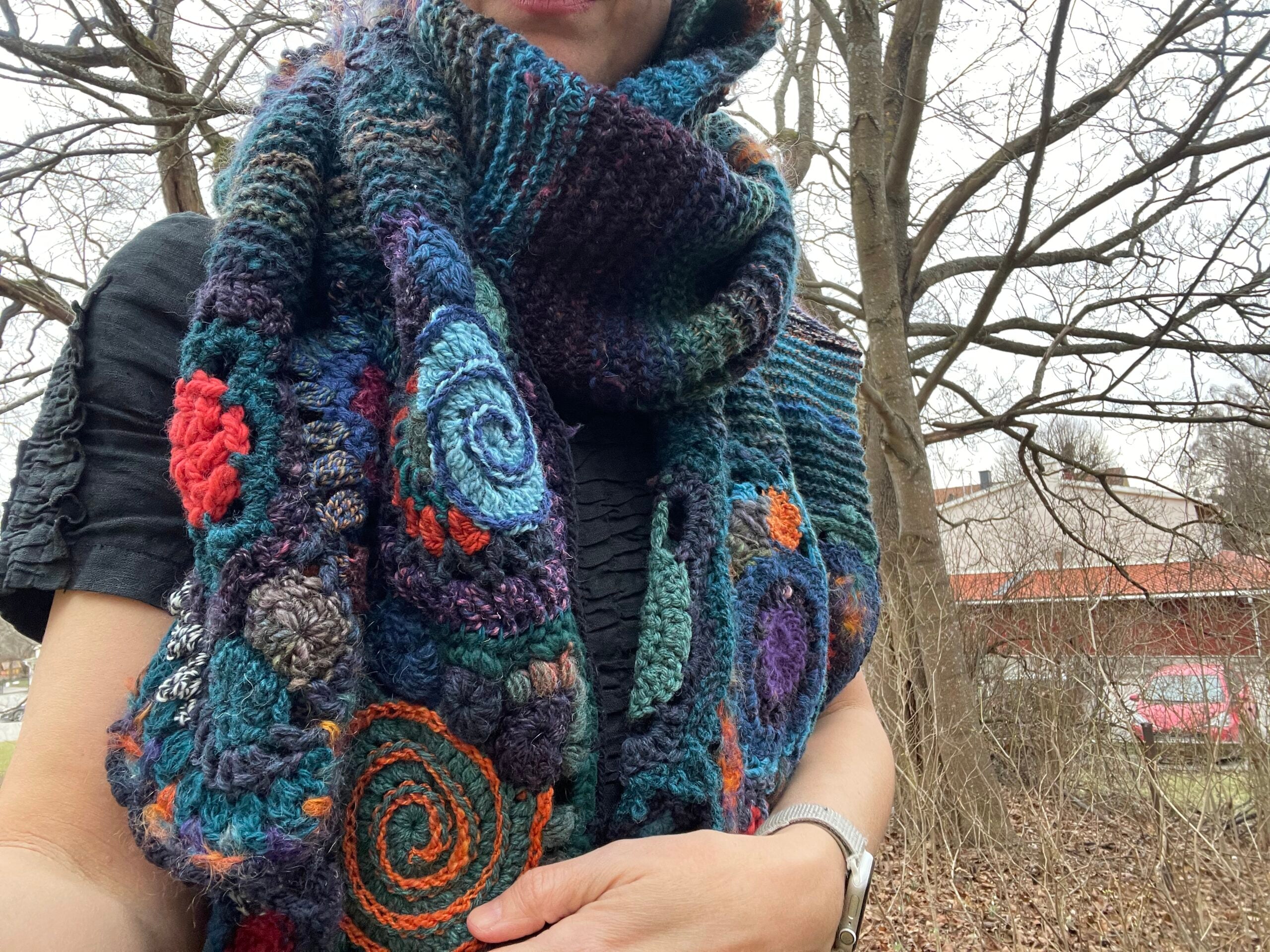 Coastal Wind, oversize scarf
