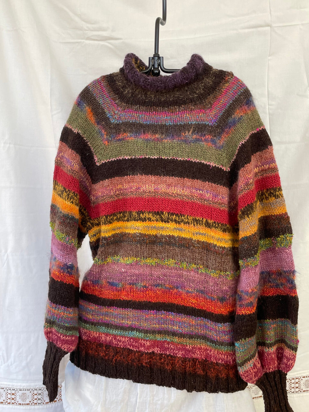Jolie-laide, handknit sweater
