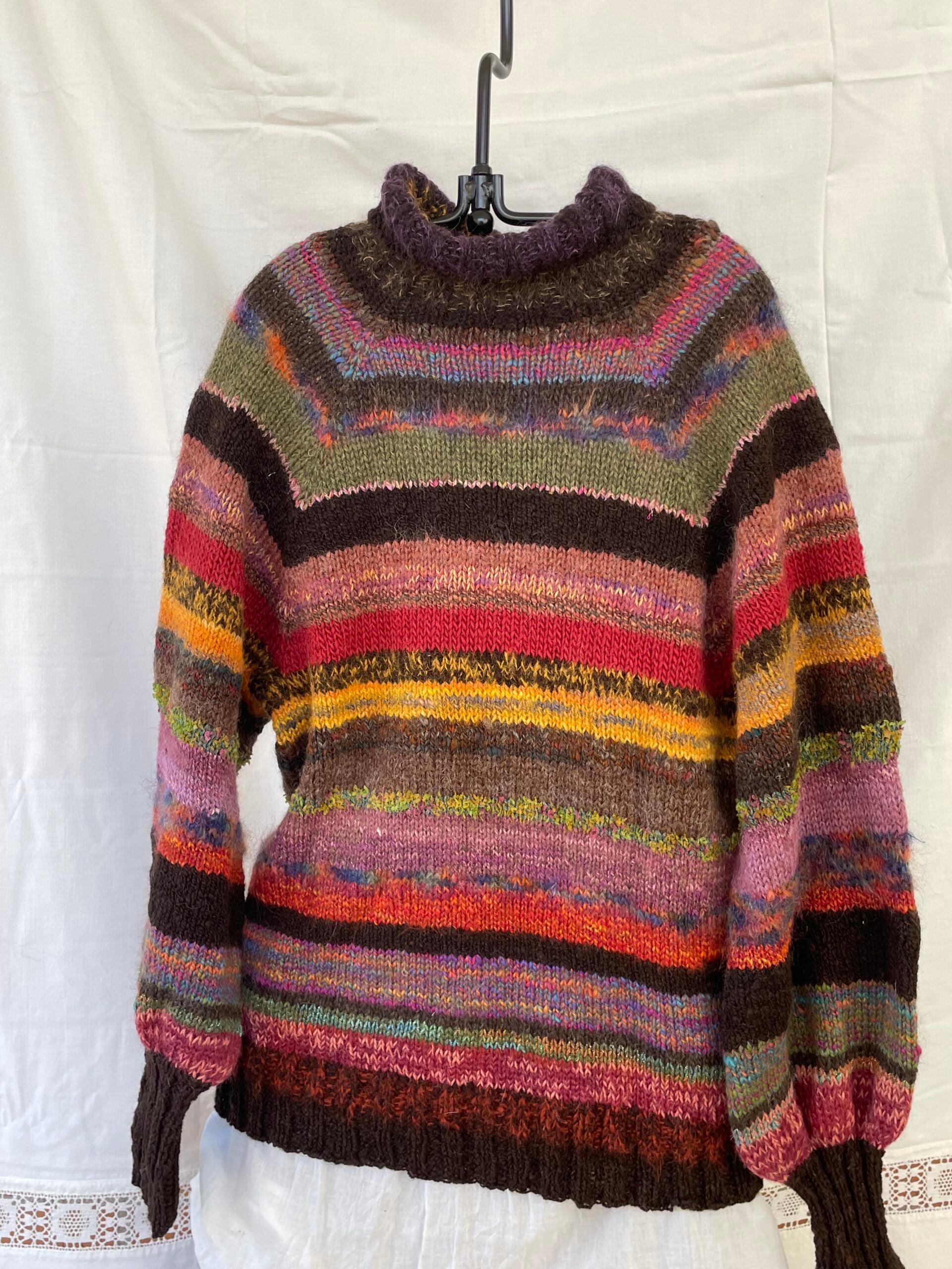 Jolie-laide, handknit sweater