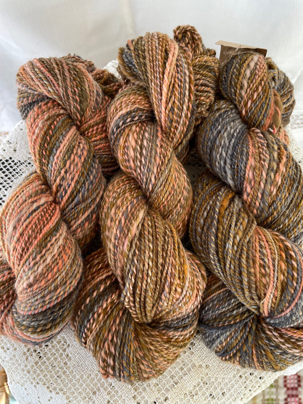 Handspun Corriedale wool