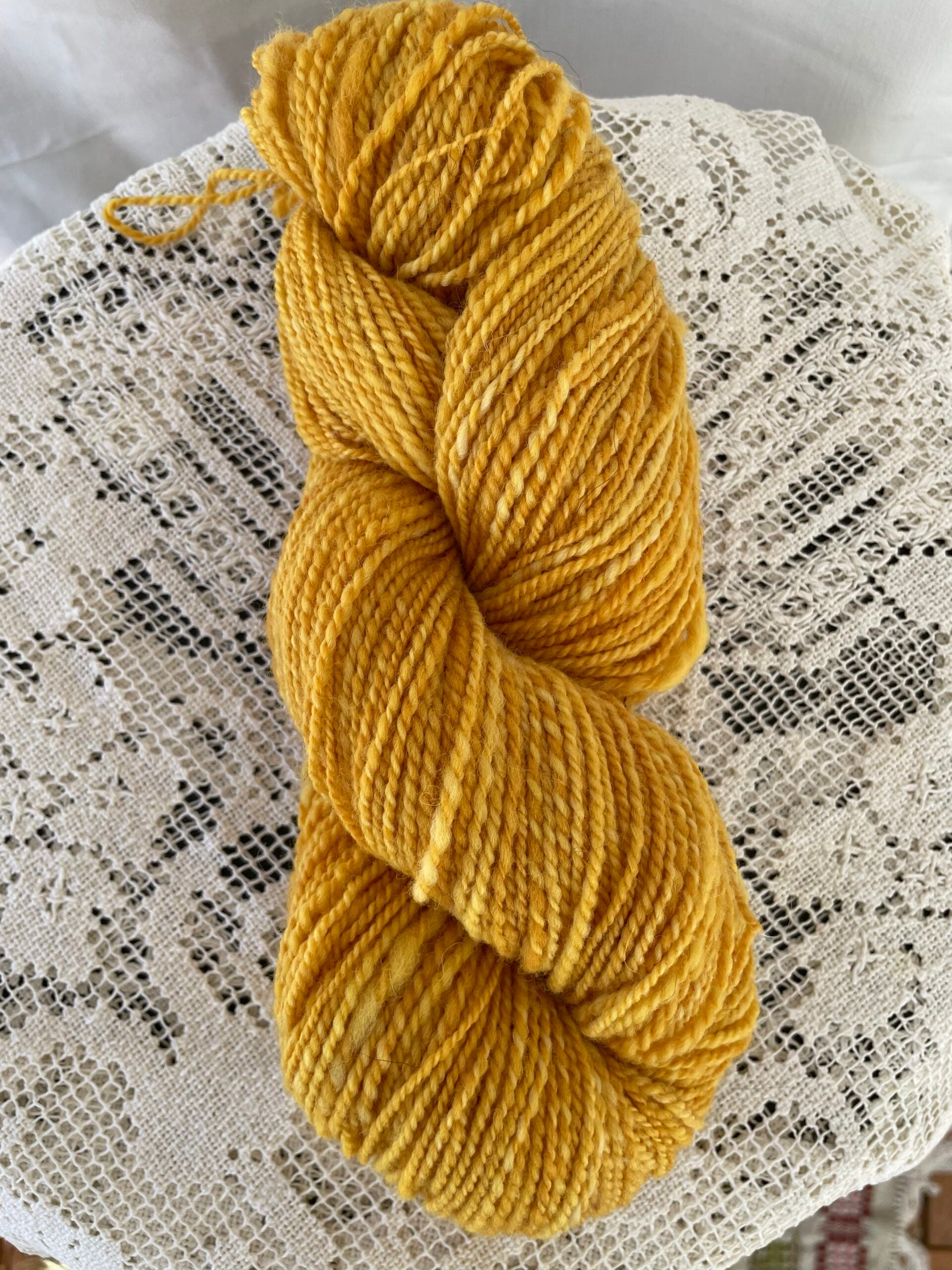 Handspun Corriedale wool