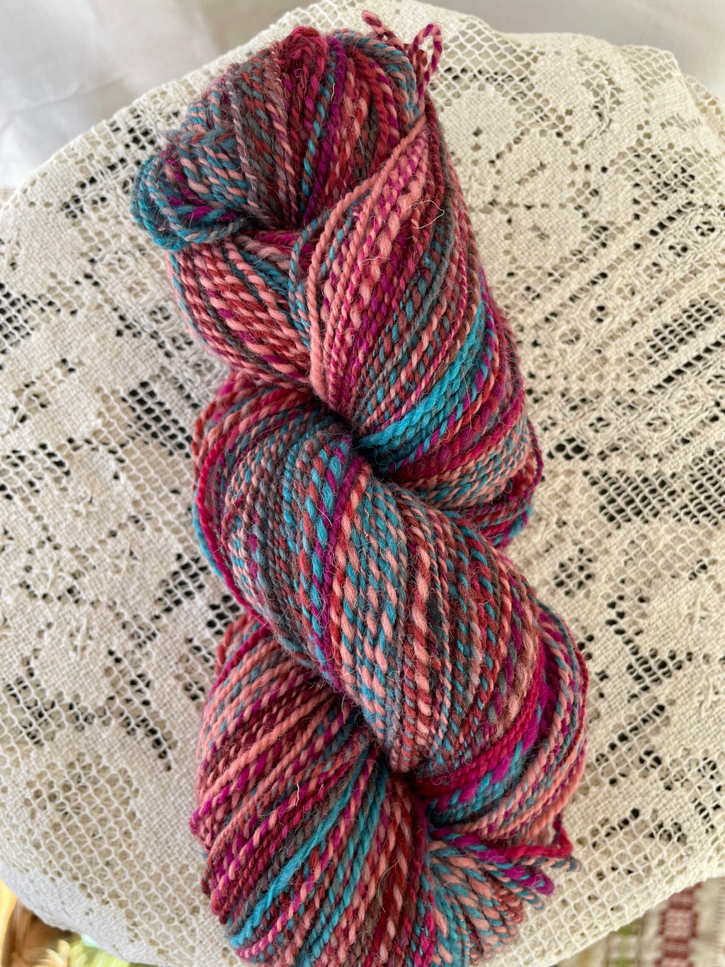 Handspun Kent-Romney wool