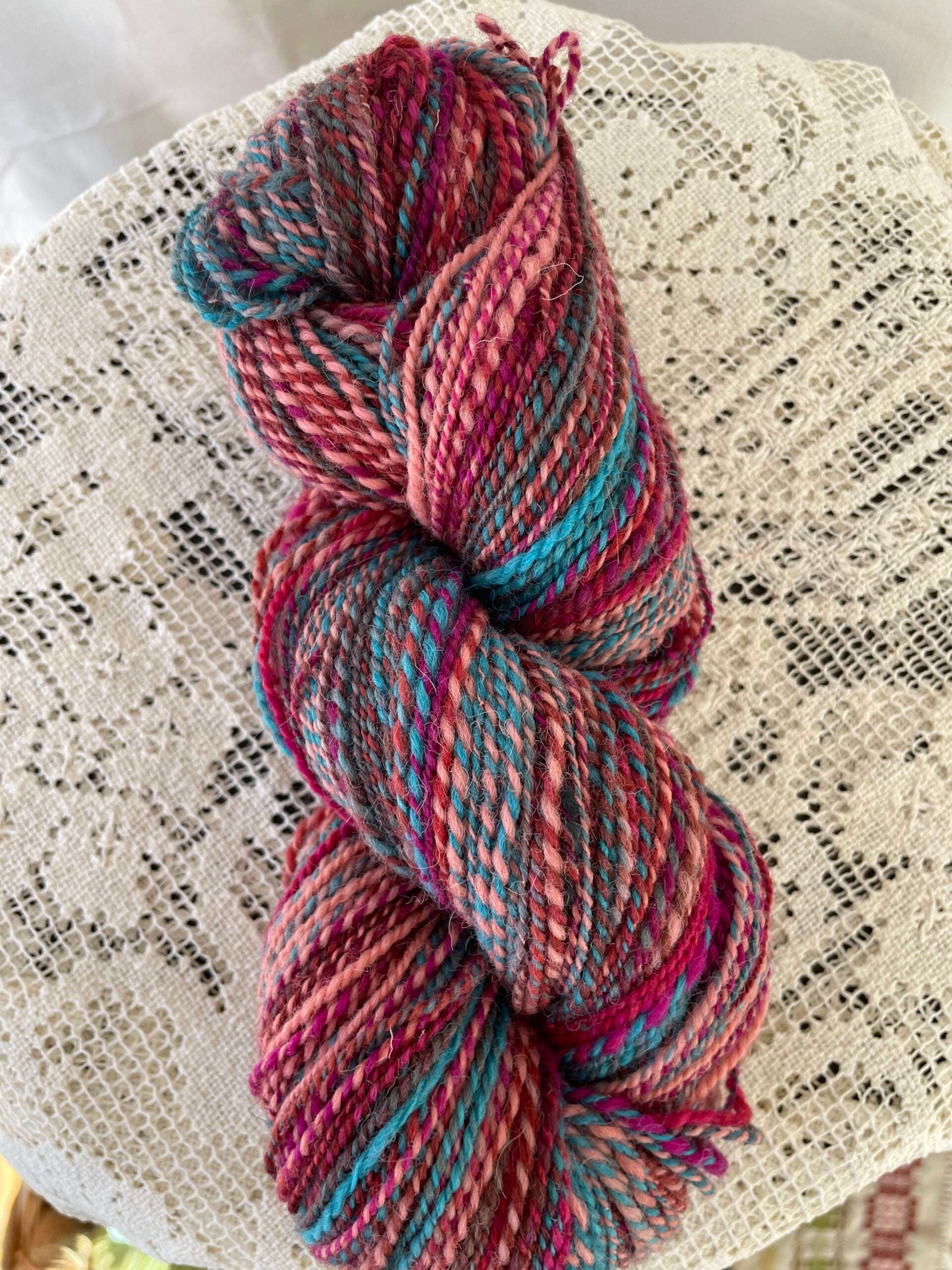 Handspun Kent-Romney wool
