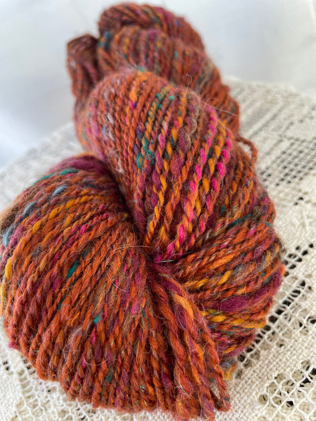 Community, handspun yarn