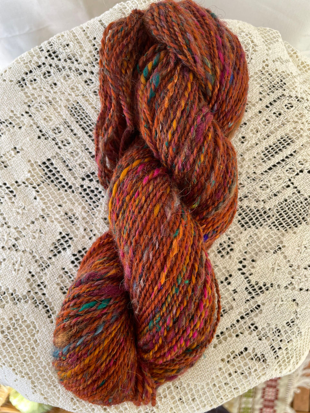 Community, handspun yarn