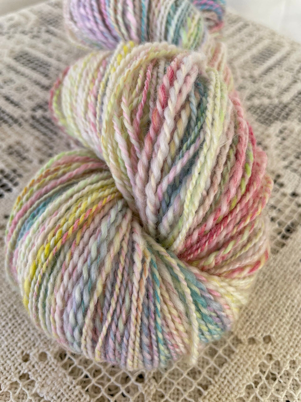Handspun merino-mohair blend