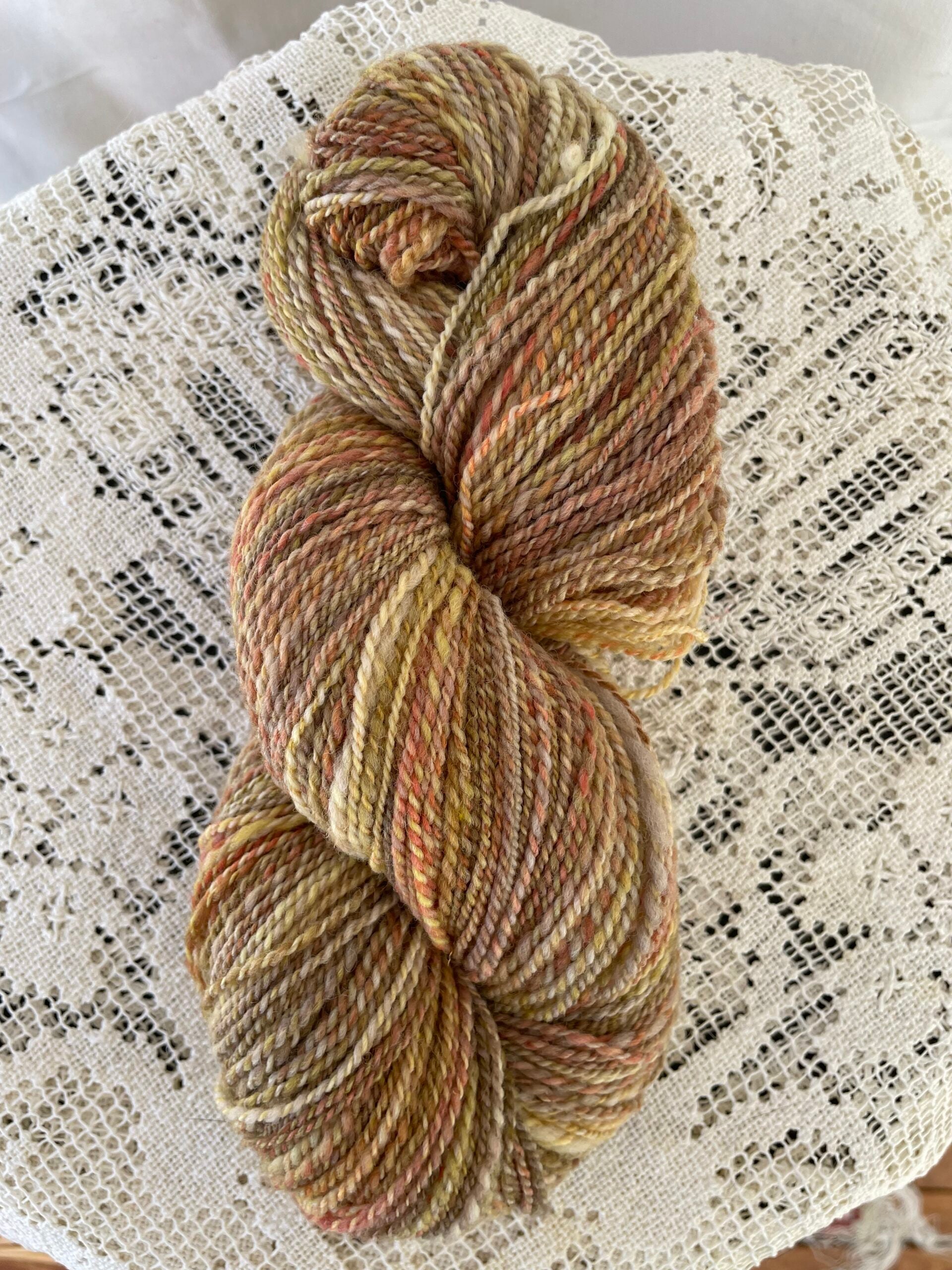 Dreams, handspun Polwarth yarn