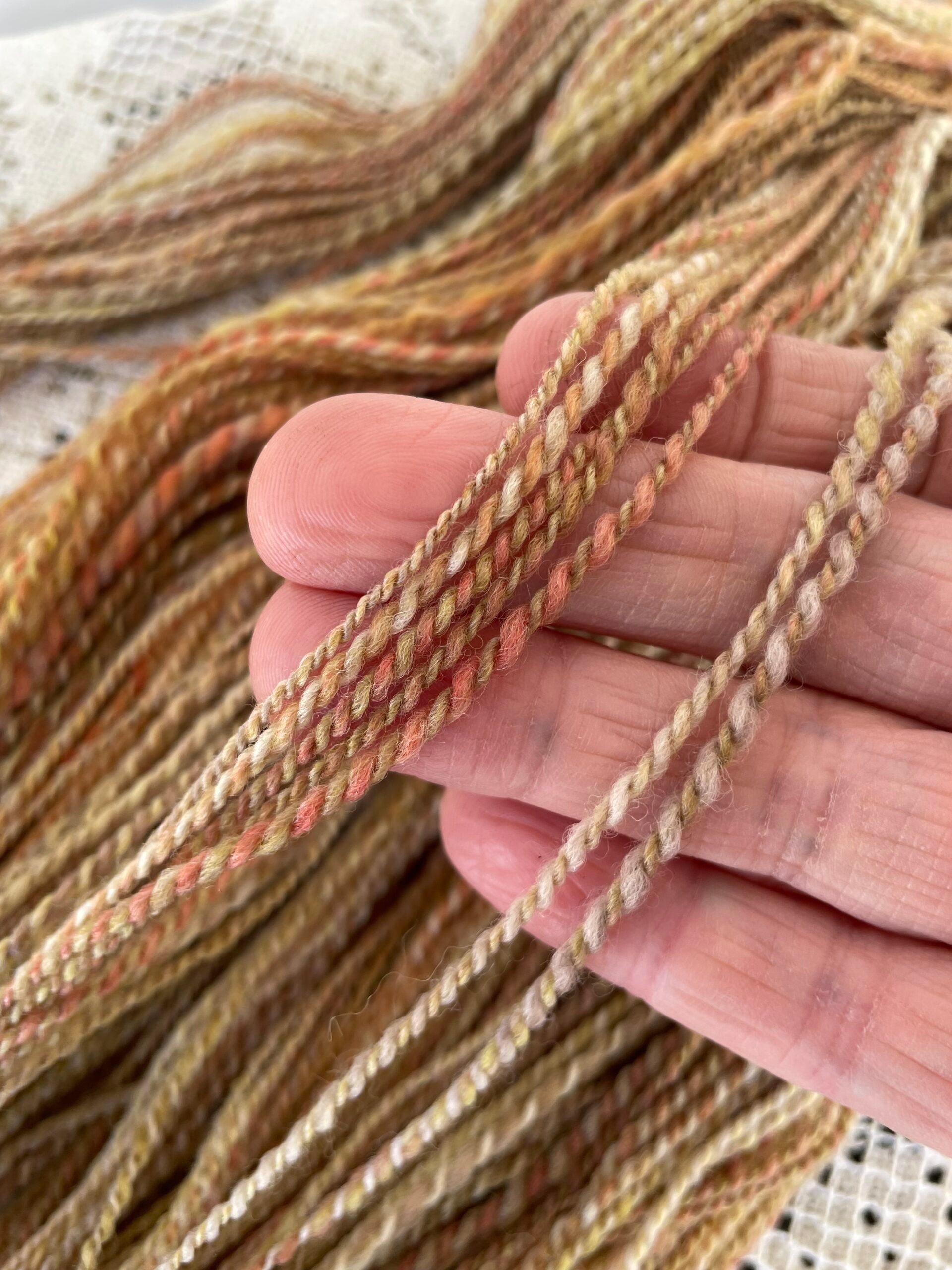 Dreams, handspun Polwarth yarn