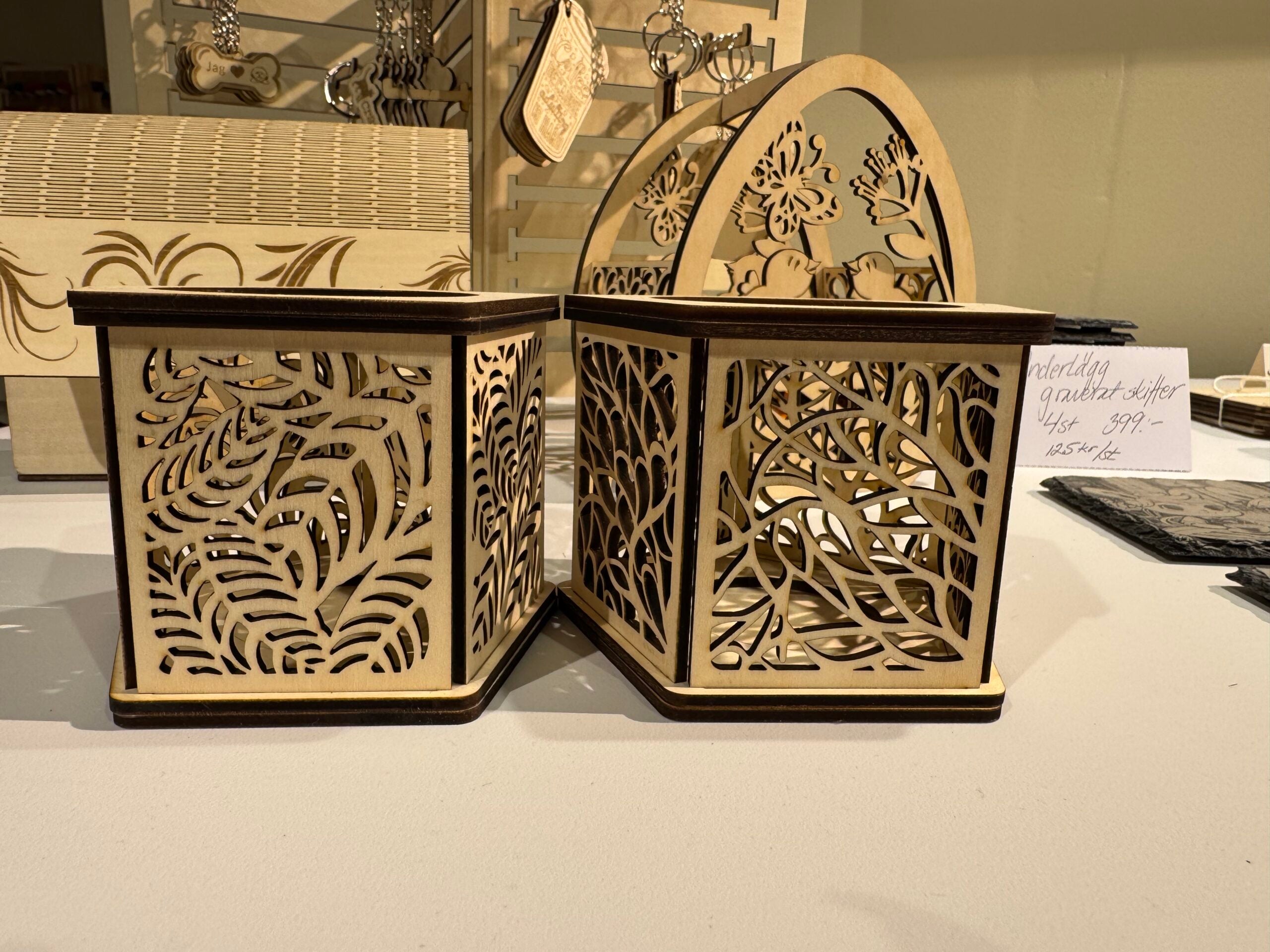 Ljuslykta för värmeljus