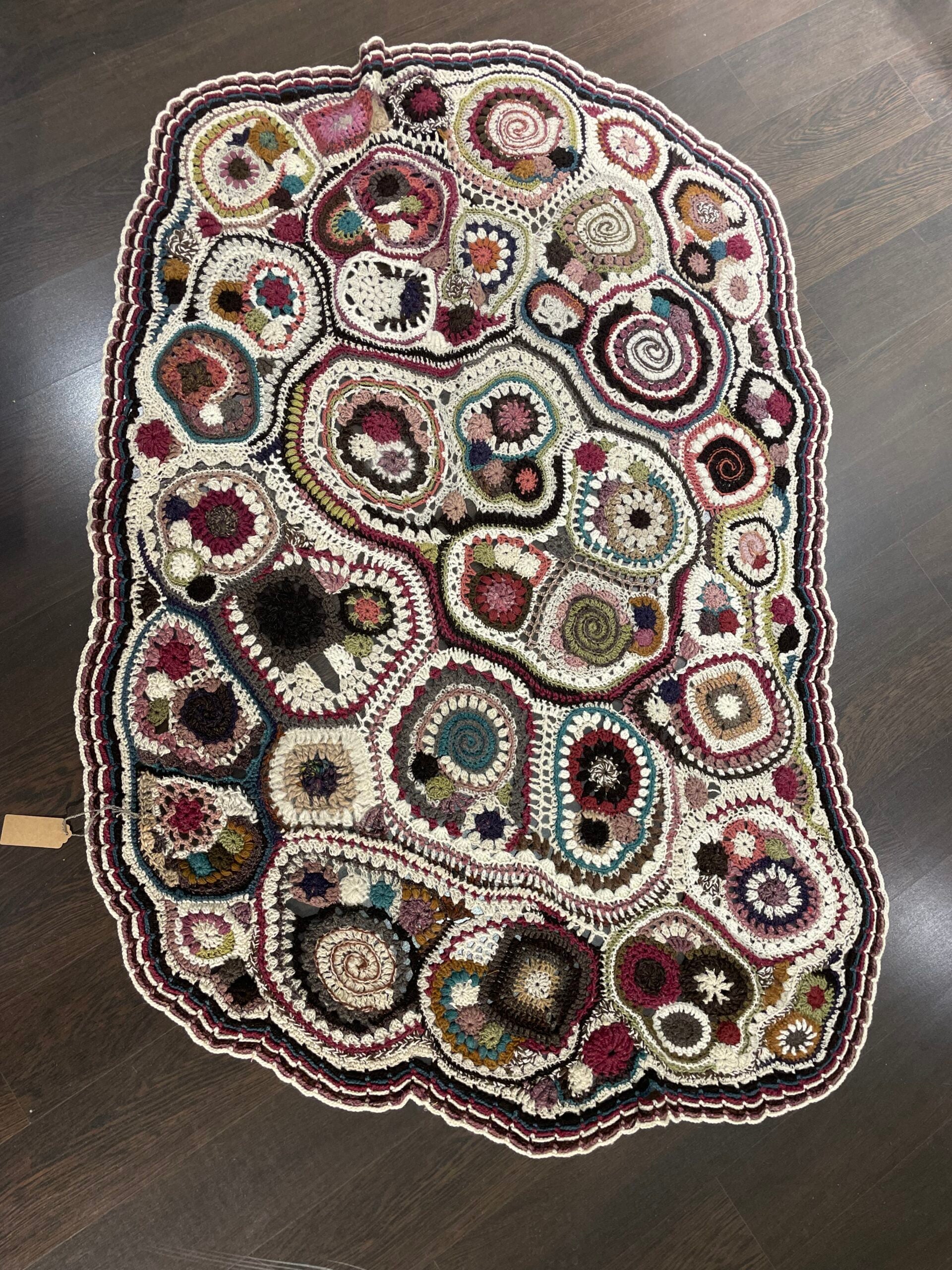 Sewing Circle, crocheted blanket