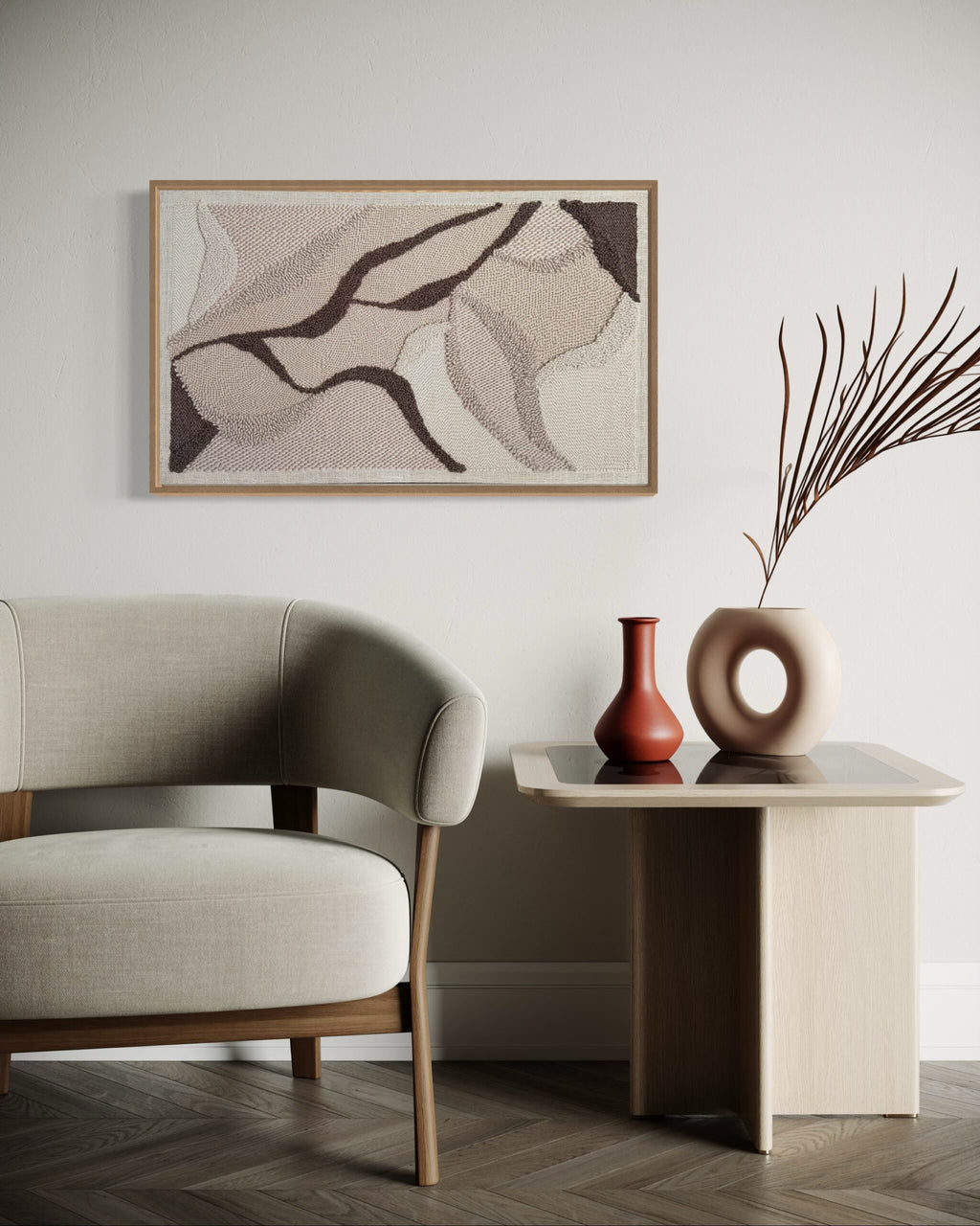 Feminity unik 3D textil tavla