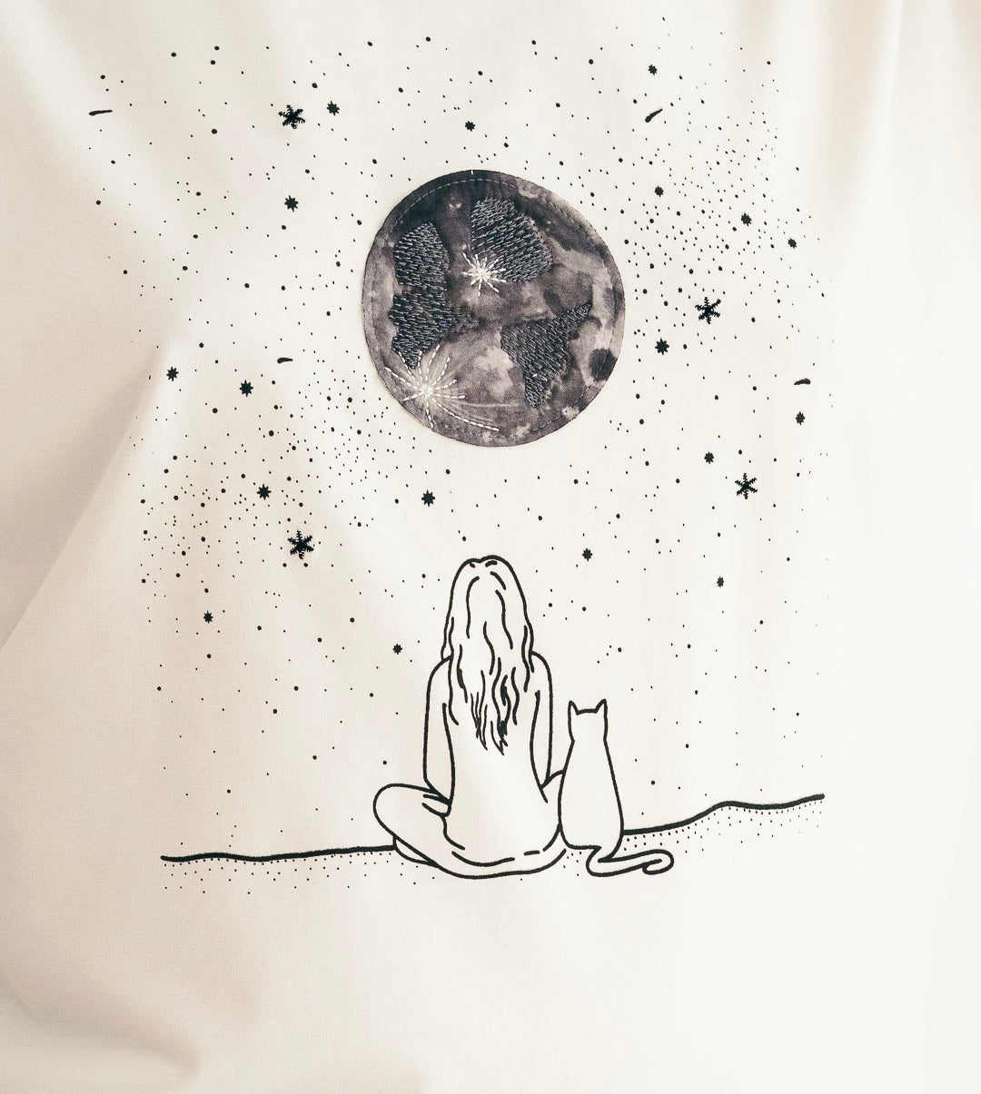 Tee 3D My Moon / Naturel