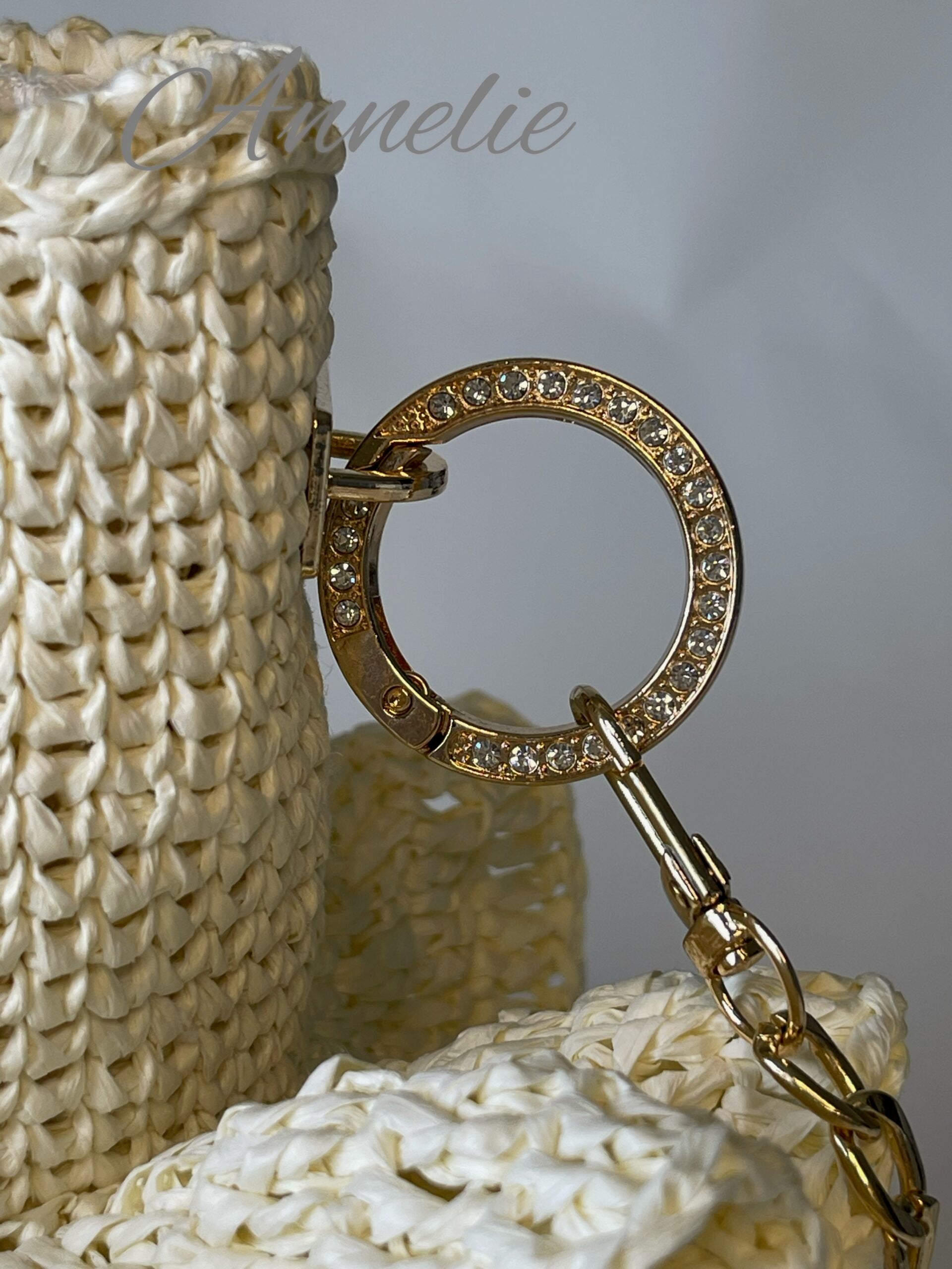 Exklusiv virkad väska