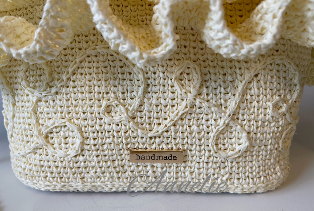 Exklusiv virkad väska