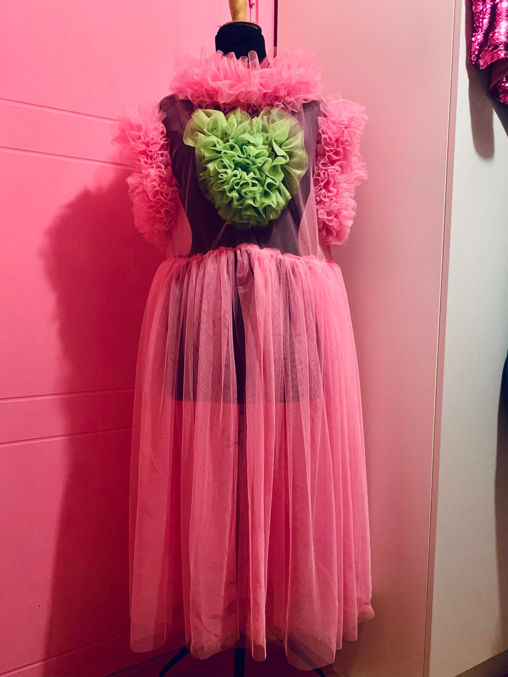 Herta Heart tulle dress