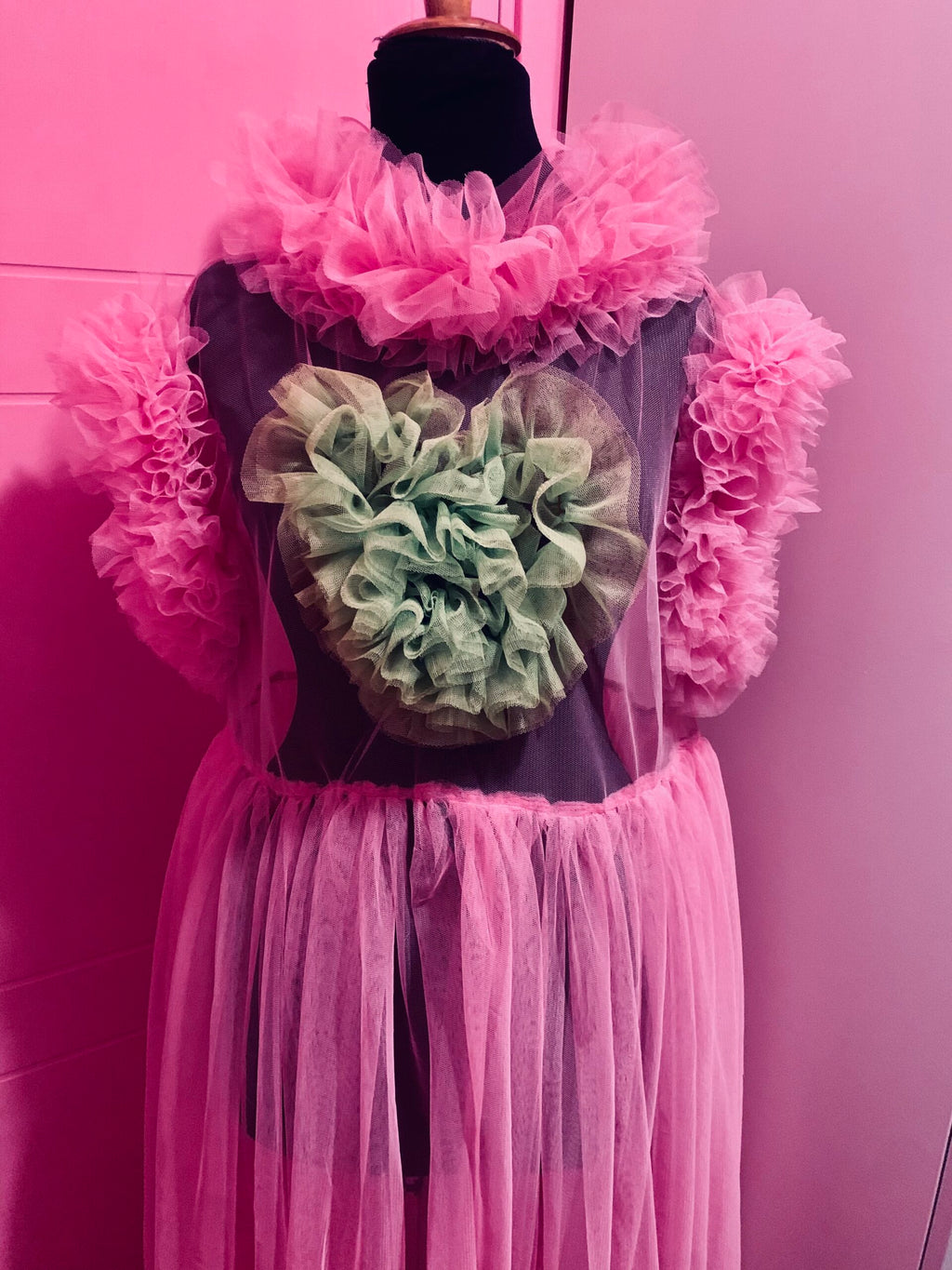 Herta Heart tulle dress