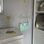 Paljettväska handgjord