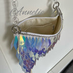 Paljettväska handgjord