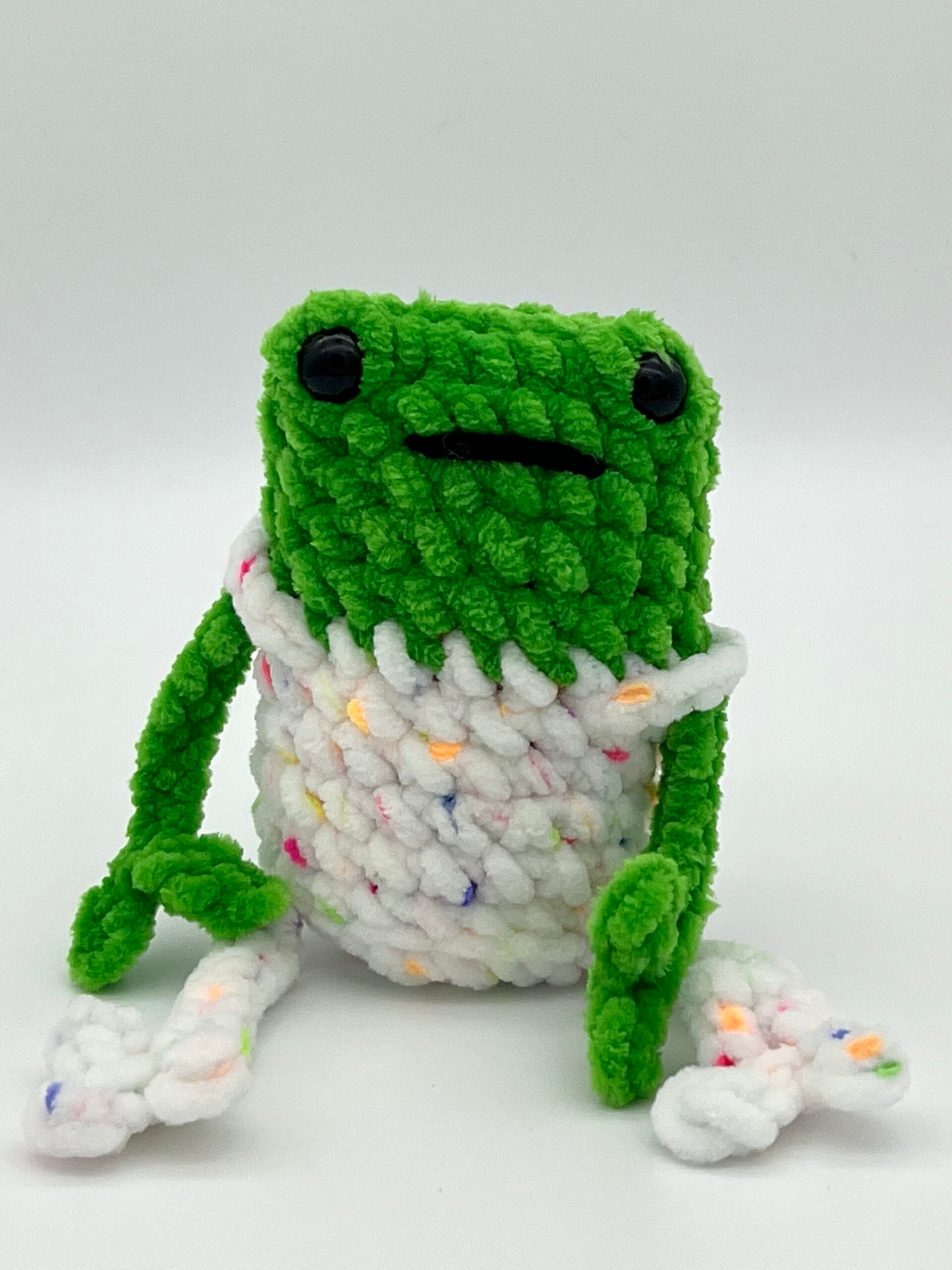 Leggy frog med overall