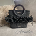 Virkad exklusiv handväska