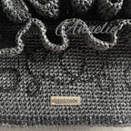 Virkad exklusiv handväska