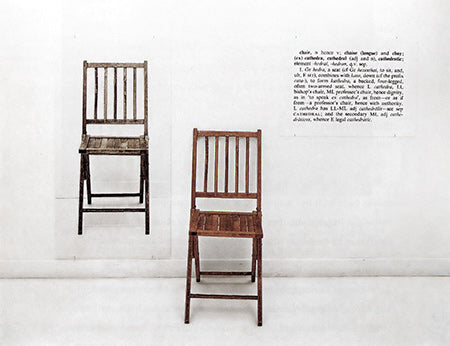 Miniatyrinstallation: One and Three Chairs
