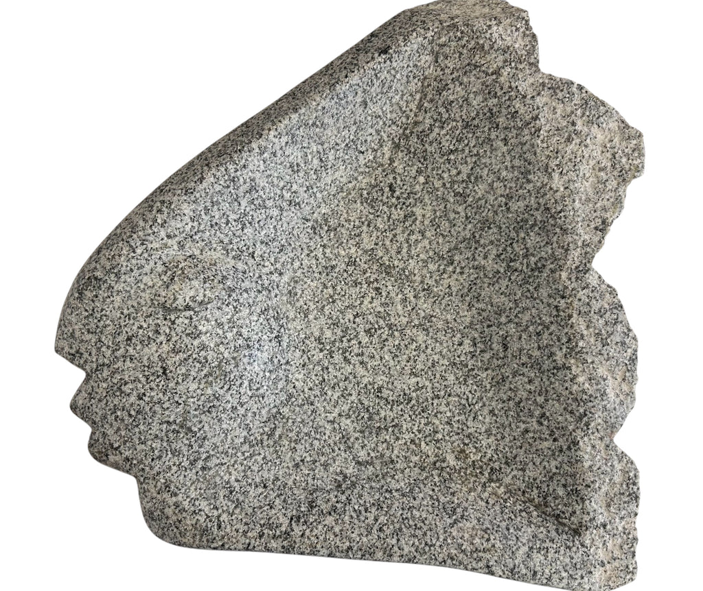 Huvudskål i granit från Bohuslän