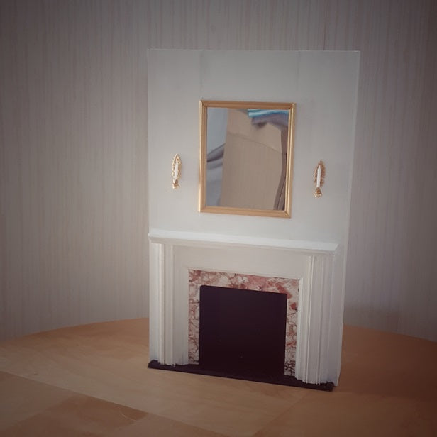 Miniatyr: Tidewater Virginia kamin, skala 1:12