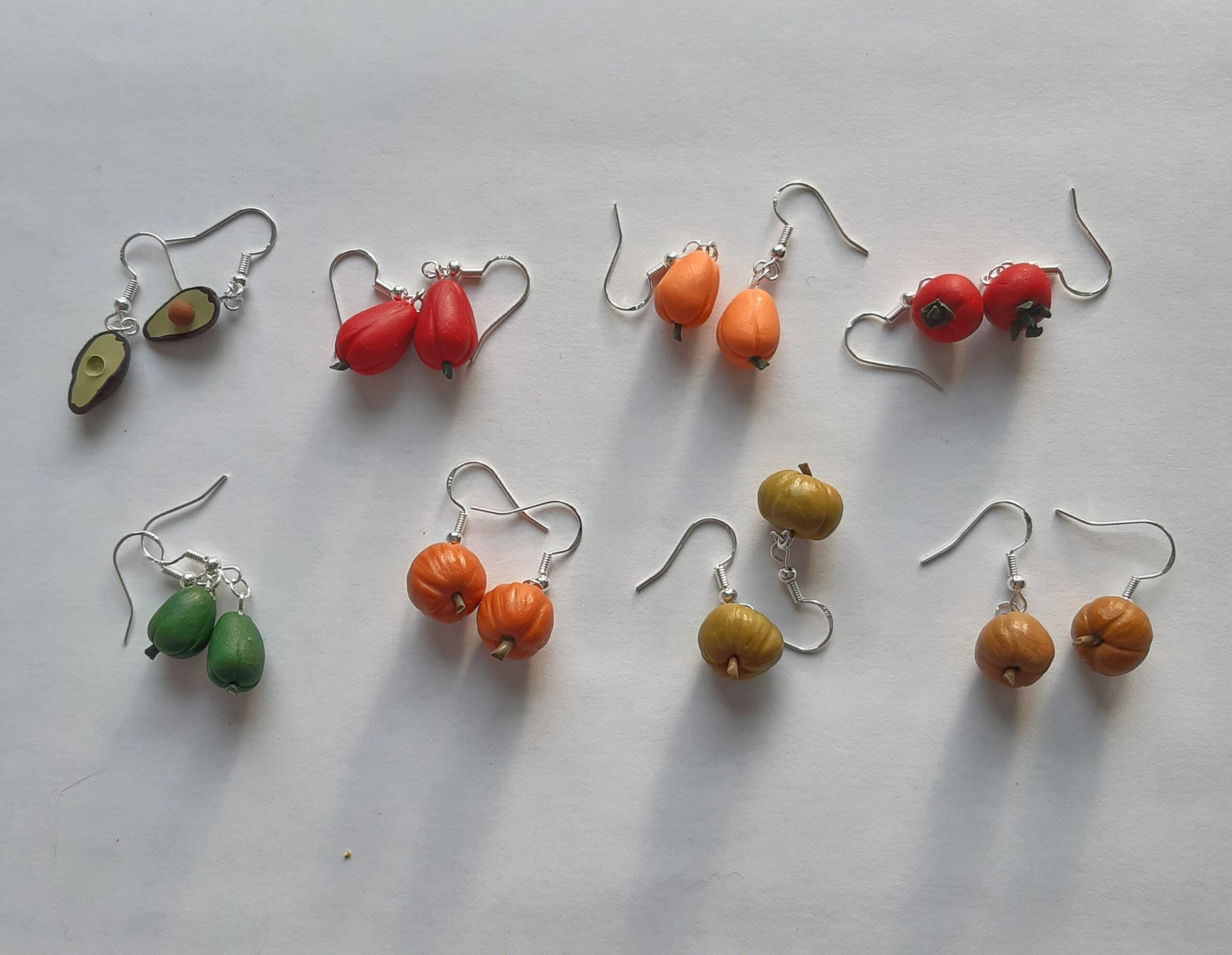 Örhängen: grönsaker