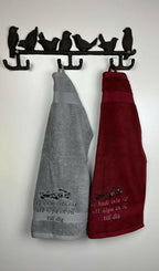 Frottéhandduk med bil